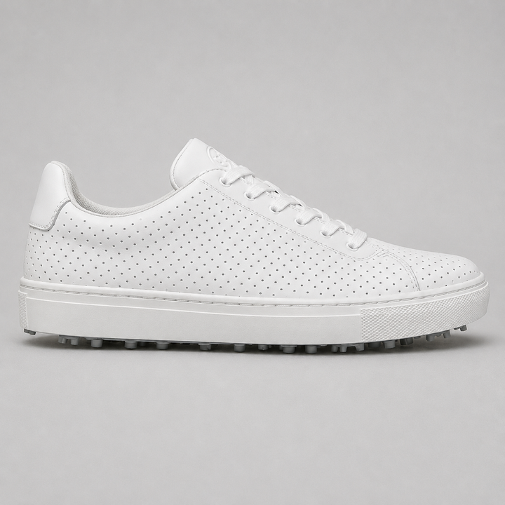 G/FORE WOMEN'S DURF PERFORATED LEATHER GOLF SHOE - SNOW