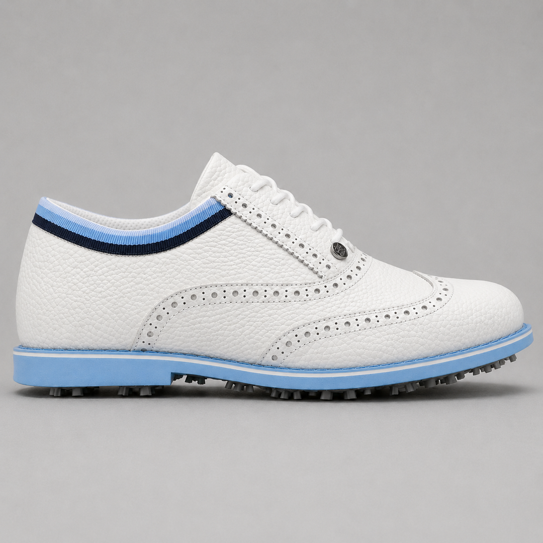 G/FORE WOMEN'S GROSGRAIN BROGUE GALLIVANTER - SNOW / TULUM