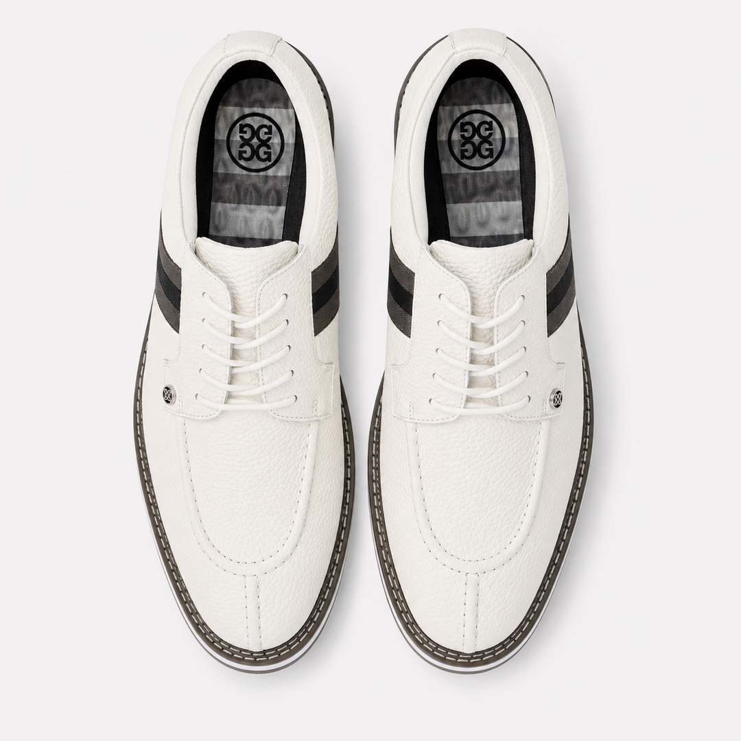 G/FORE MEN'S LTD EDITION GROSGRAIN SPLIT TOE GALLIVANGTER - SNOW / MONUMENT