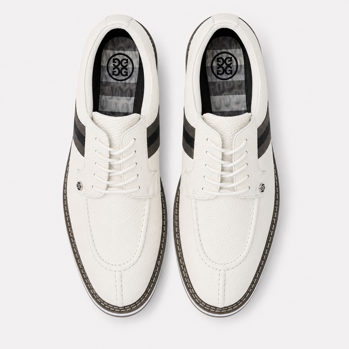 G/FORE MEN'S LTD EDITION GROSGRAIN SPLIT TOE GALLIVANGTER - SNOW / MONUMENT