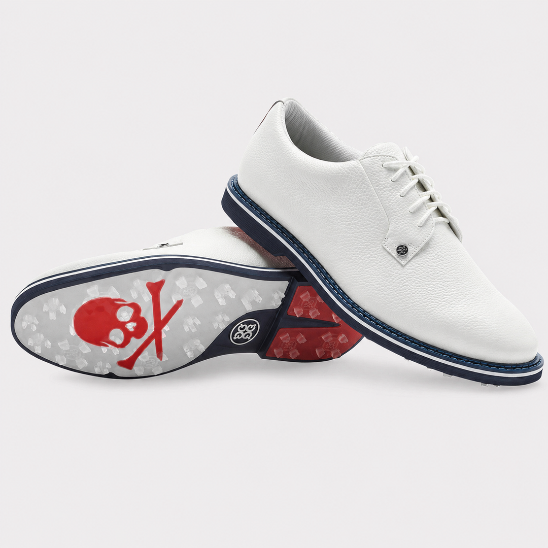 G/FORE MEN'S COLLECTION GALLIVANTER GOLF SHOE - SNOW / TWILIGHT