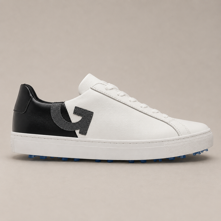 G/FORE LTD EDITION MEN'S QUARTER 'G' TWO TONE DURF GOLF SHOE - SNOW / ONYX