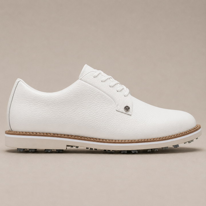 G/FORE MEN'S COLLECTION GALLIVANTER GOLF SHOE - SNOW / KHAKI
