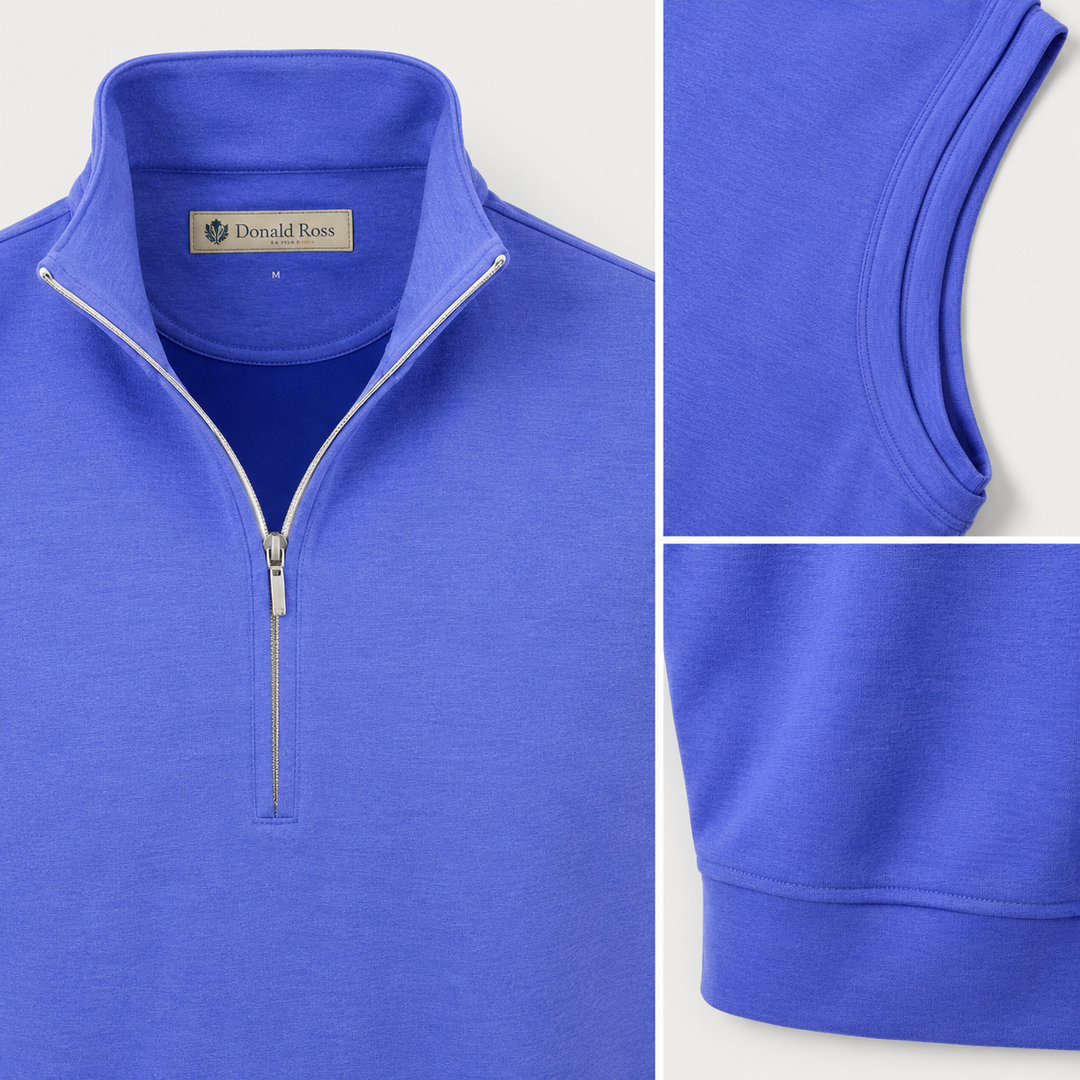 Donald Ross Mens Classic Fit Cannich Vest - LAPIS