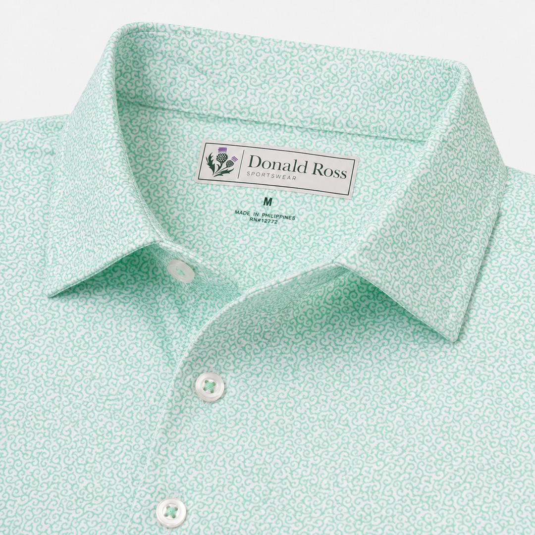 Donald Ross Mens Classic Fit HOLDEN Polo - MINT