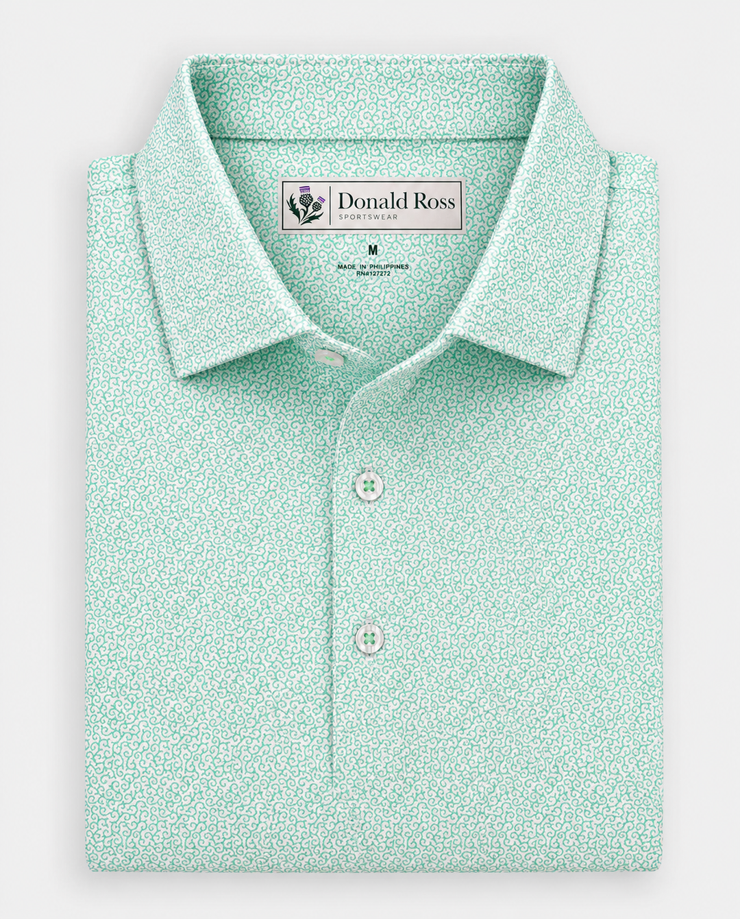Donald Ross Mens Classic Fit HOLDEN Polo - MINT