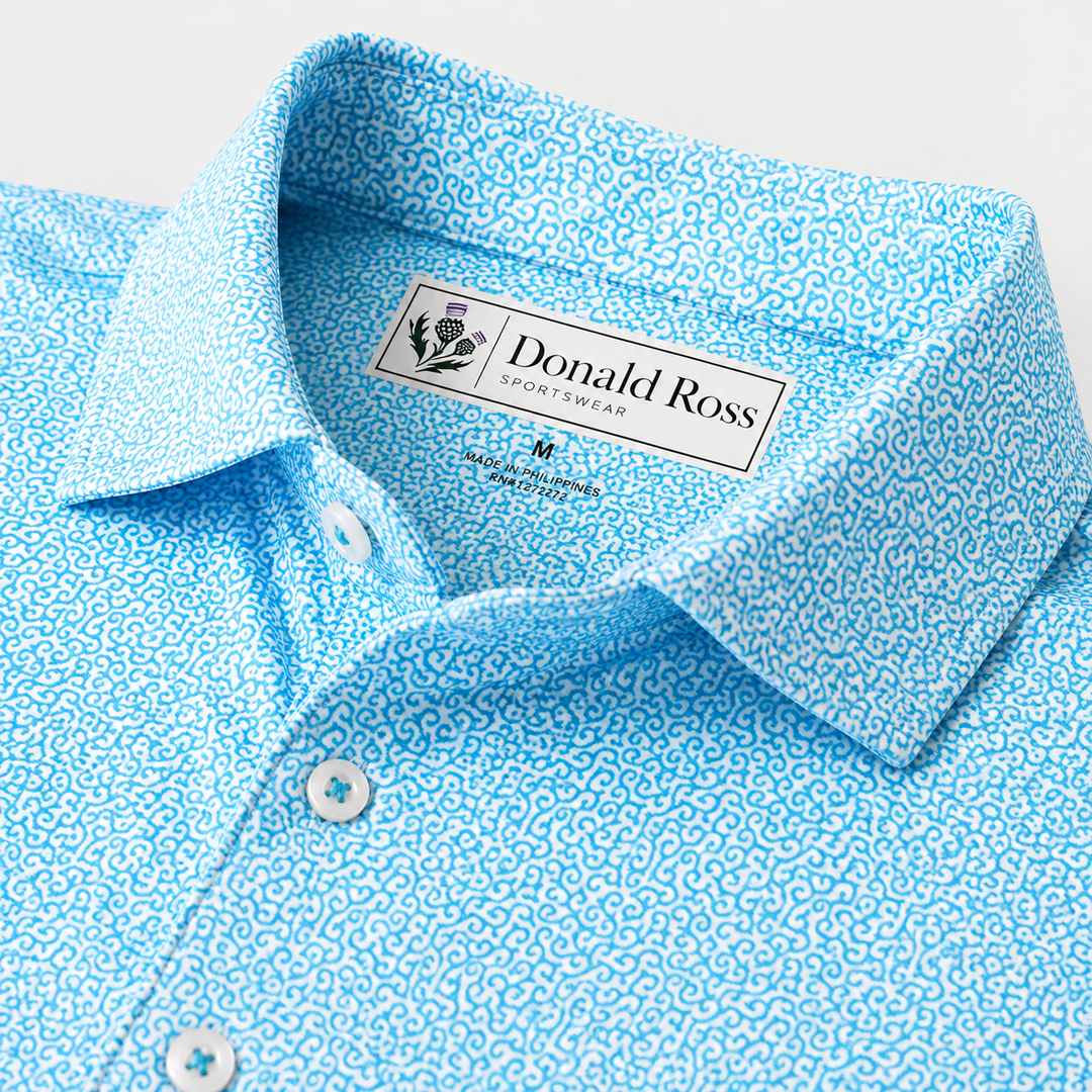 Donald Ross Mens Classic Fit HOLDEN Polo - CAPRI