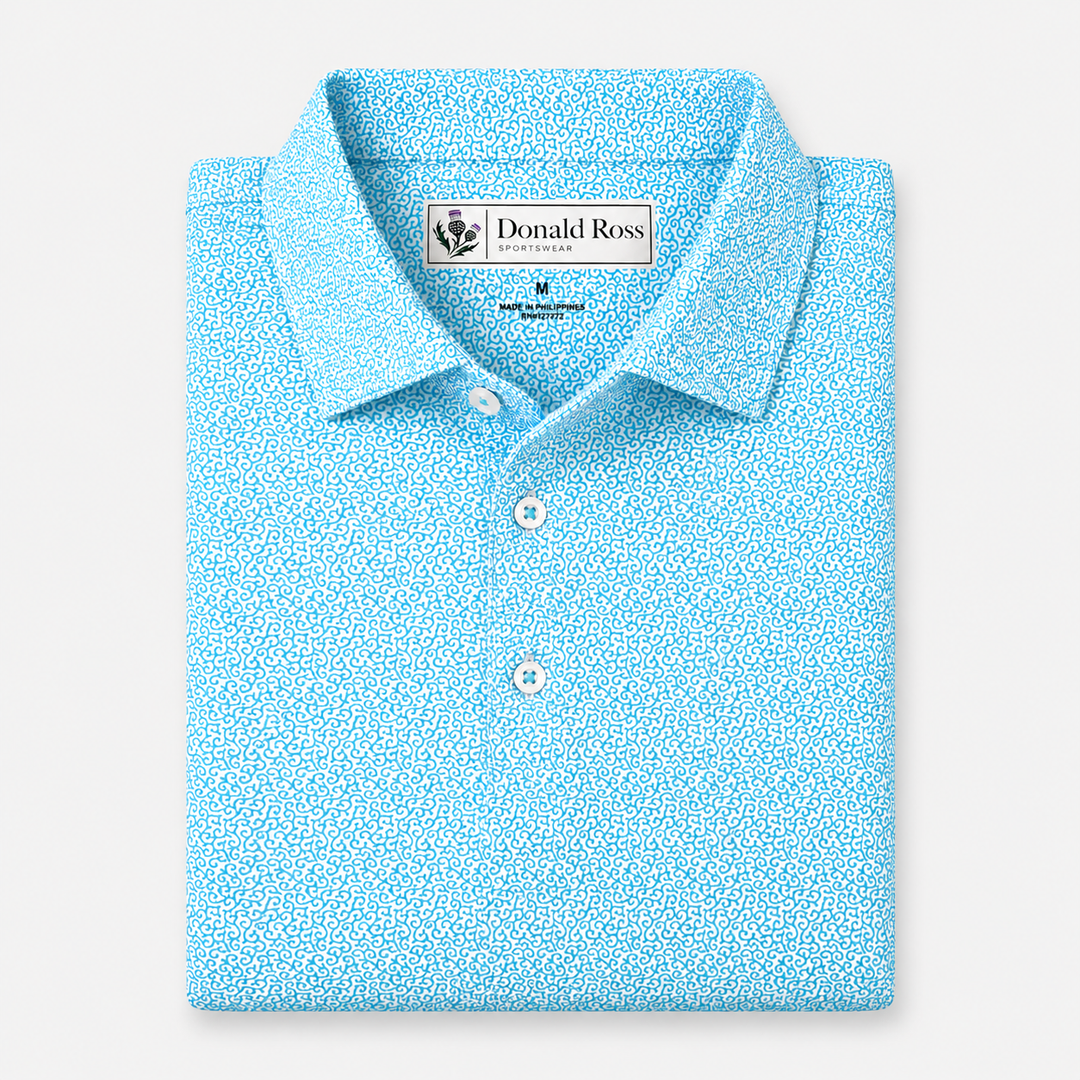 Donald Ross Mens Classic Fit HOLDEN Polo - CAPRI