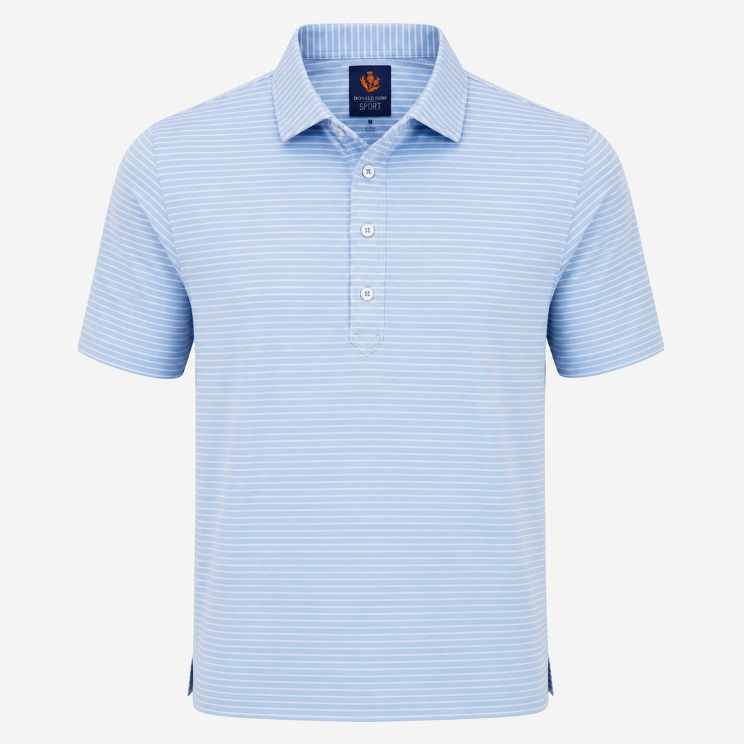 Donald Ross Mens Sport Fit GORDON  Polo - NEPTUNE