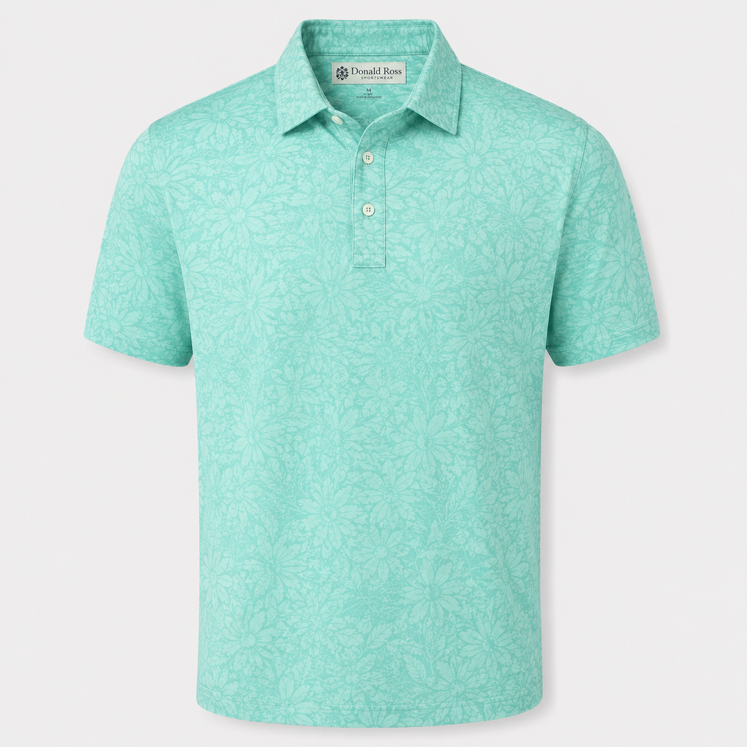 Donald Ross Mens Classic Fit WHITINSVILLE Polo - MINT