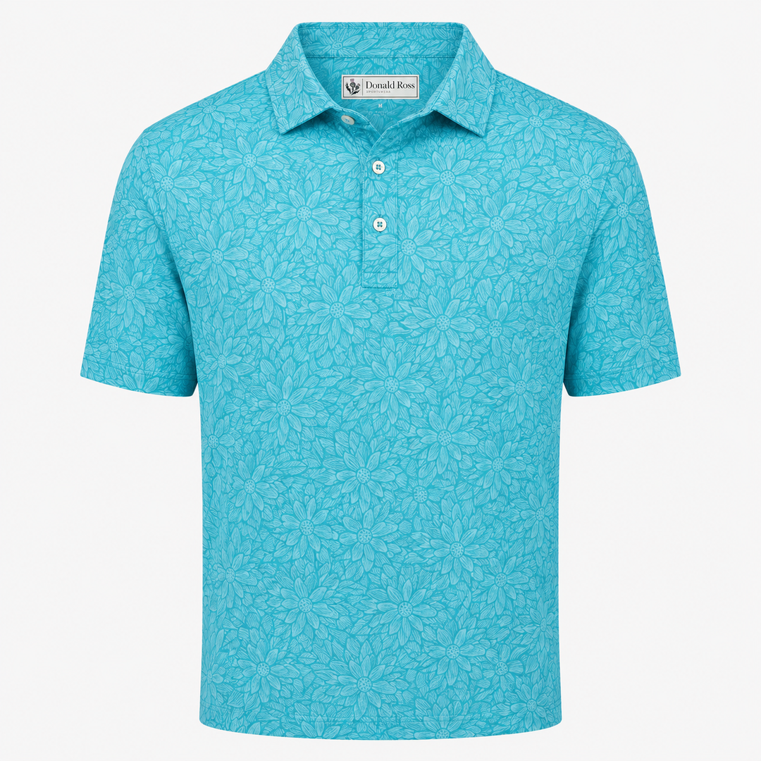 Donald Ross Mens Classic Fit WHITINSVILLE Polo - CAPRI