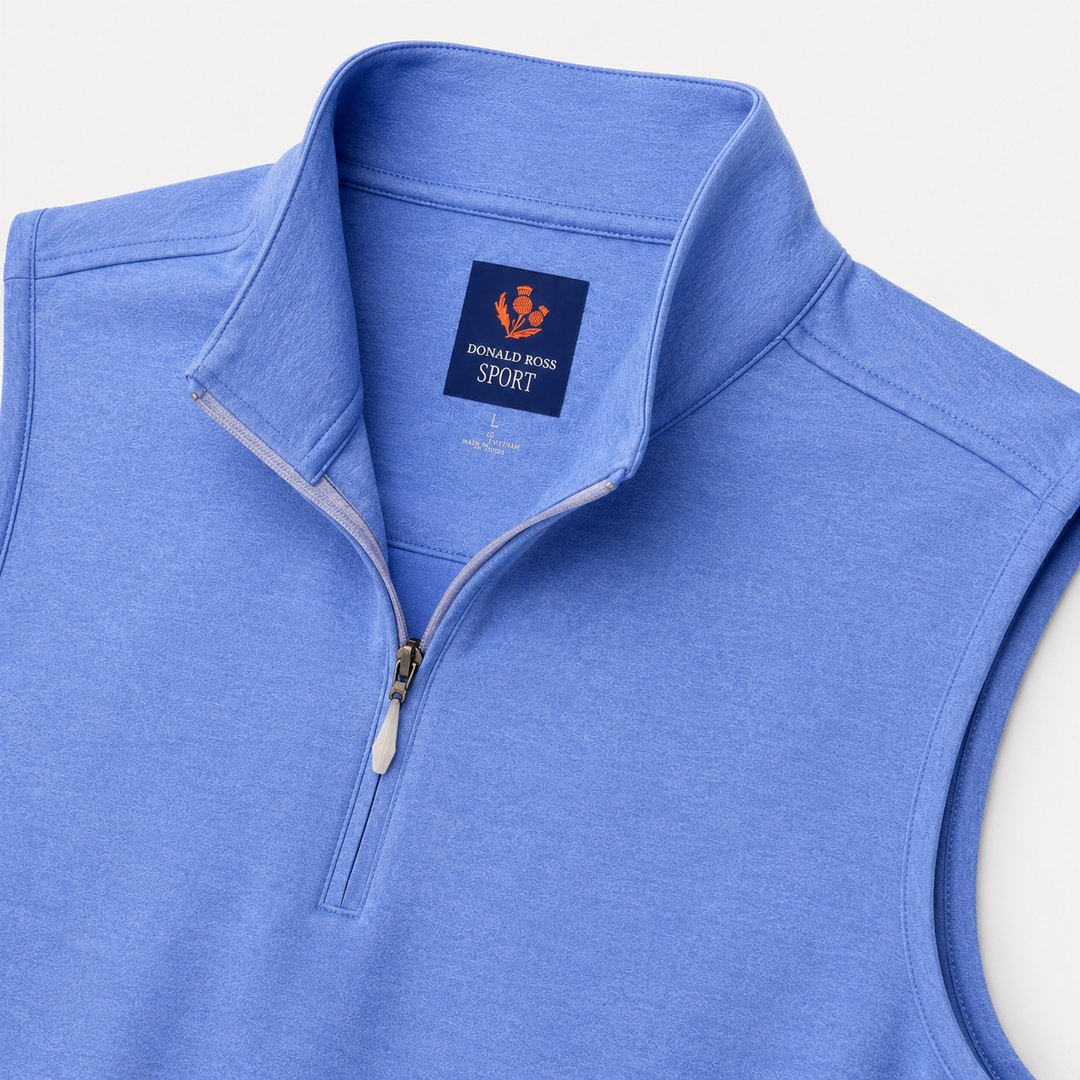 Donald Ross Mens Sport Fit Josiah Vest - ULTRAMARINE