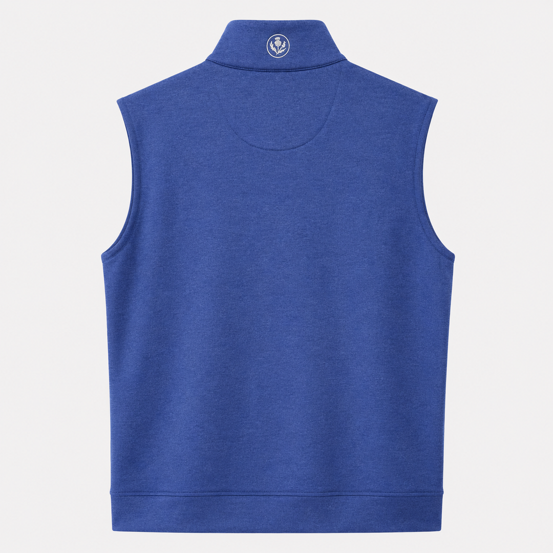 Donald Ross Mens Sport Fit Josiah Vest - HEATHER NAVY