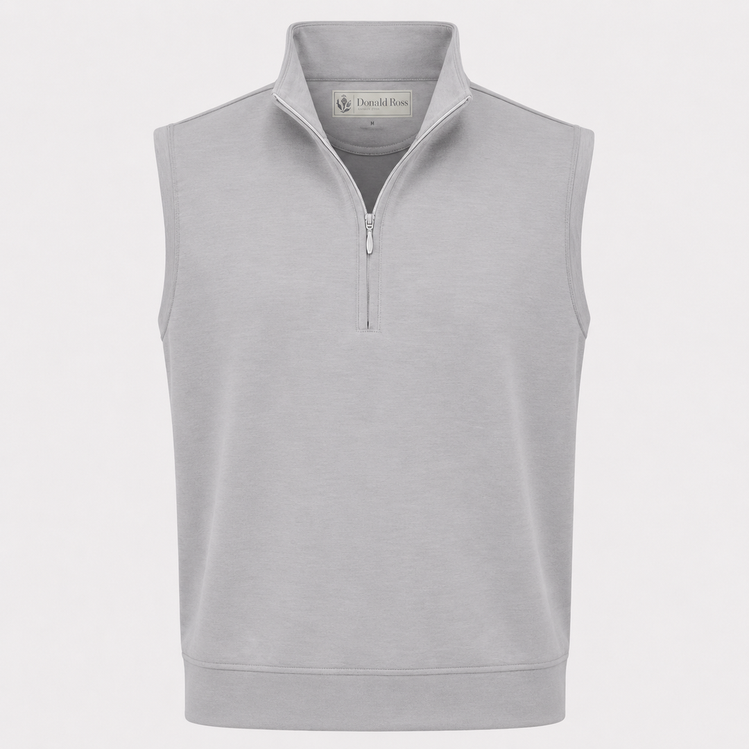 Donald Ross Mens Classic Fit Cannich Vest - PEWTER