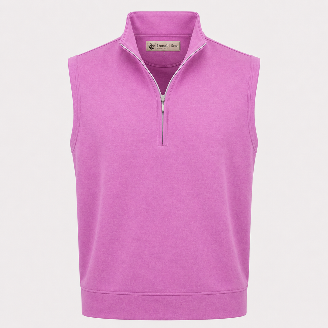 Donald Ross Mens Classic Fit Cannich Vest - MULBERRY