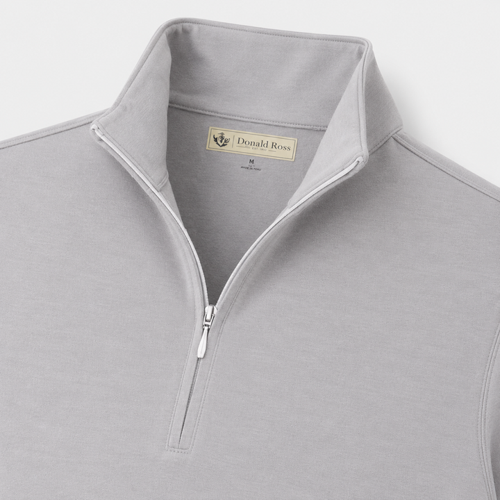 Donald Ross Mens Classic Fit Cannich Lightweight Pullover - PEWTER