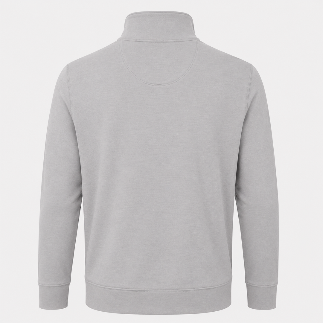 Donald Ross Mens Classic Fit Cannich Lightweight Pullover - PEWTER