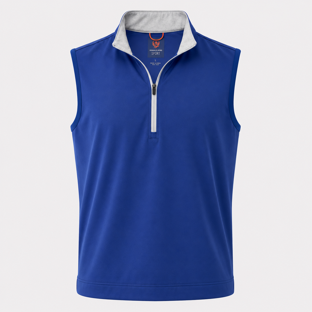 Donald Ross Mens Sport Fit Harrison Bad Elements Performance Vest - NAVY