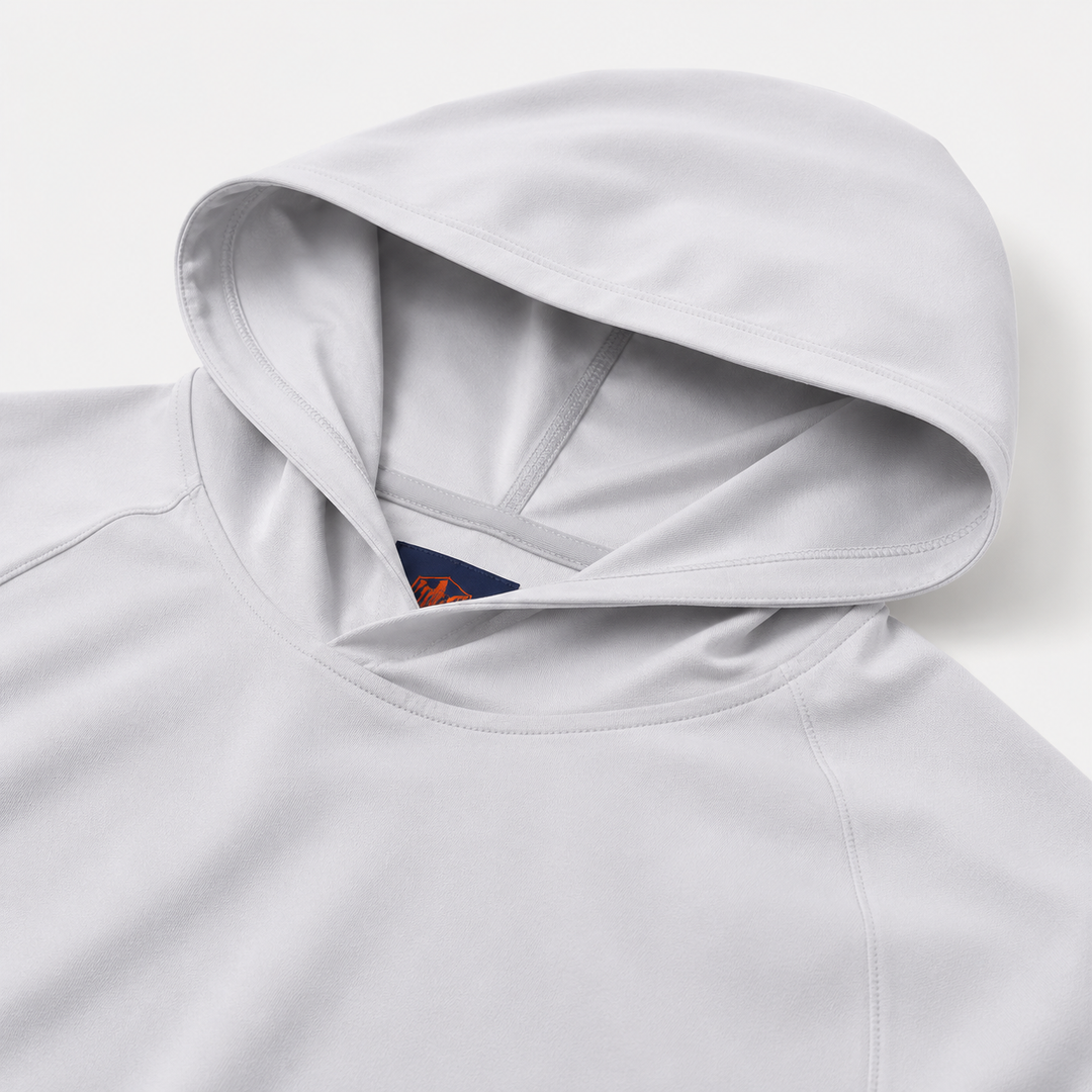 Donald Ross Mens Sport Fit SUPER GOLF Virgil Hoodie - GLACIER