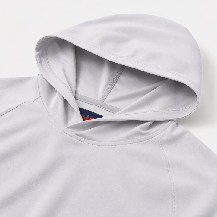 Donald Ross Mens Sport Fit SUPER GOLF Virgil Hoodie - GLACIER