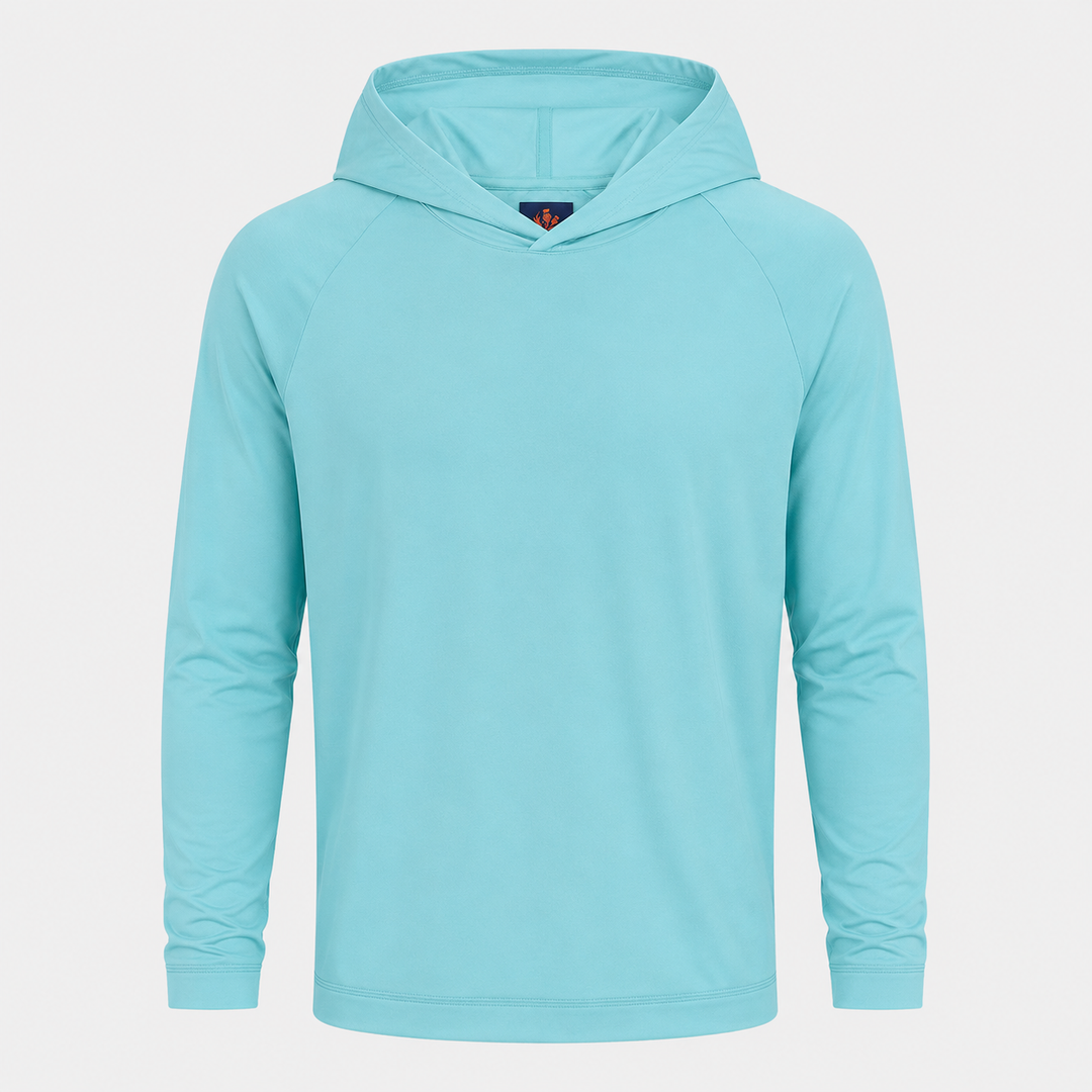 Donald Ross Mens Sport Fit - SUPER GOLF Virgil Hoodie - SEAGLASS