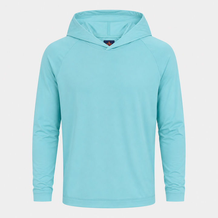 Donald Ross Mens Sport Fit - SUPER GOLF Virgil Hoodie - SEAGLASS