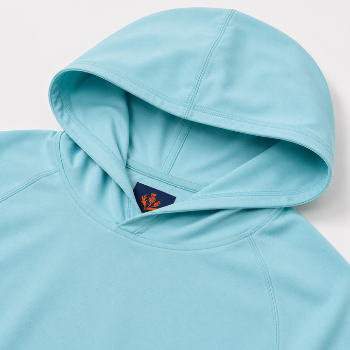 Donald Ross Mens Sport Fit - SUPER GOLF Virgil Hoodie - SEAGLASS