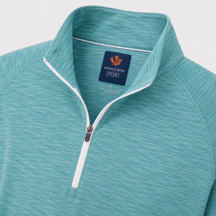 Donald Ross Mens Sport Fit Wyatt Pullover - TEAL