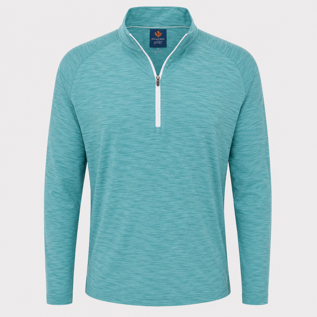 Donald Ross Mens Sport Fit Wyatt Pullover - TEAL