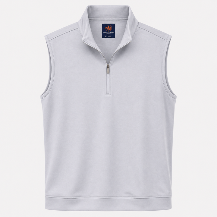 Donald Ross Mens Sport Fit Josiah Vest - HEATHER GREY