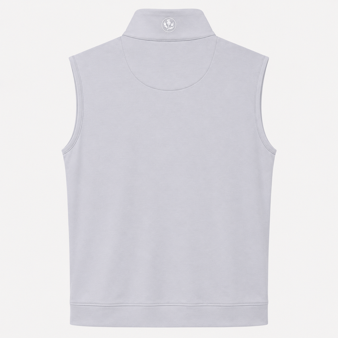 Donald Ross Mens Sport Fit Josiah Vest - HEATHER GREY