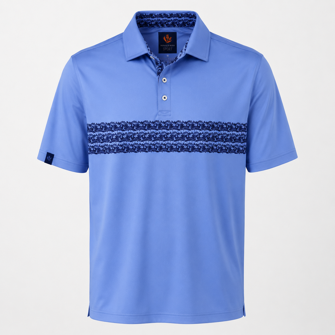 Donald Ross Mens Sport Fit THEO Polo - HARBOR / NAVY