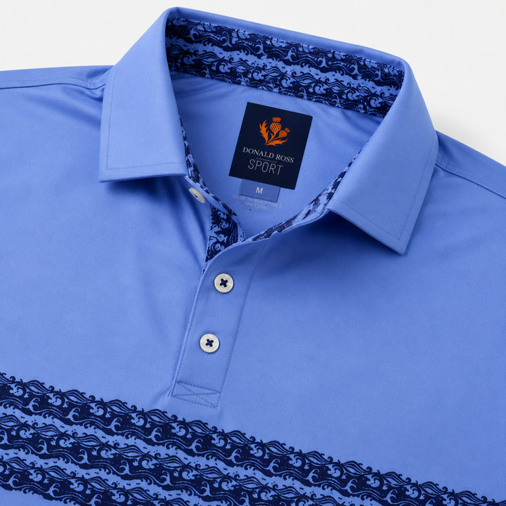 Donald Ross Mens Sport Fit THEO Polo - HARBOR / NAVY