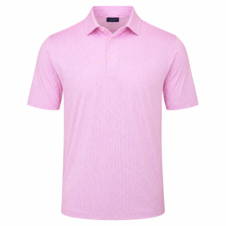 Donald Ross Mens Sport Fit Duncan Polo - TAFFY/WHITE