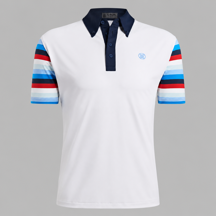 G/FORE MEN'S LTD EDITION SERAPE POLO - SNOW