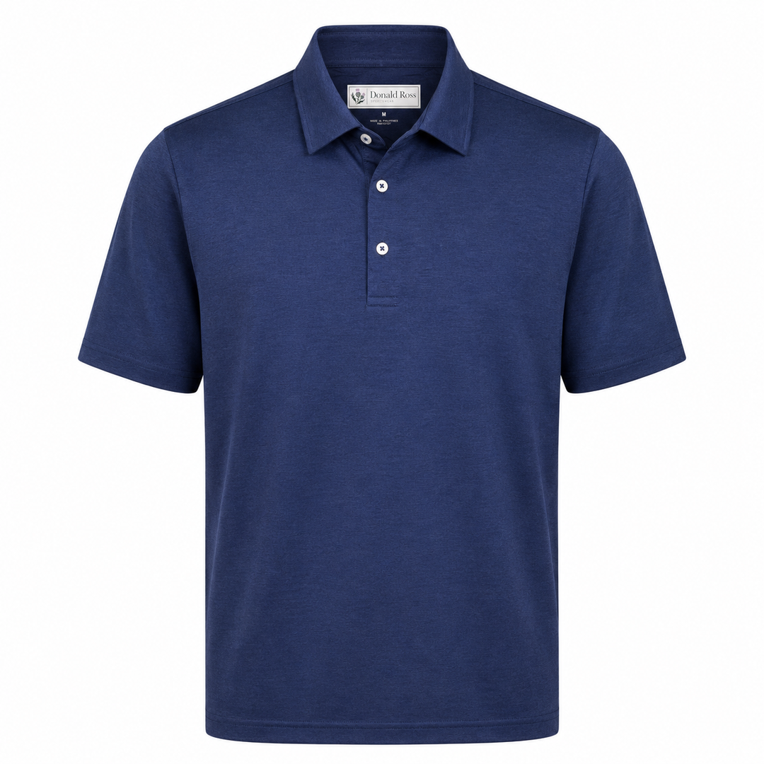 Donald Ross Mens Classic Fit BOSTON Polo - NAVY