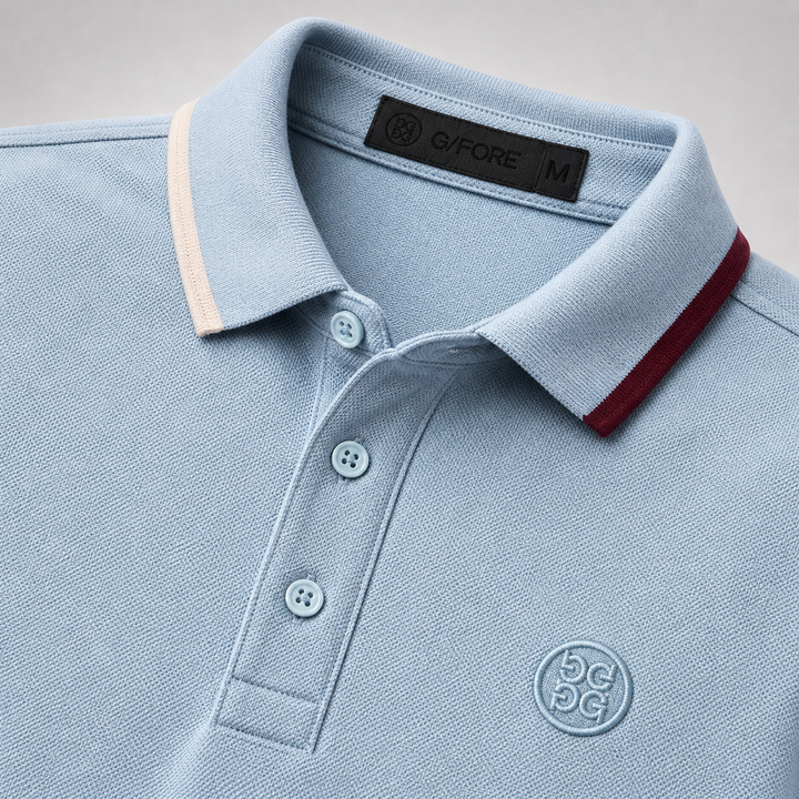 G/FORE MEN'S LTD EDITION LUX MADE IN TURKEY 100% COTTON POLO - BAJA