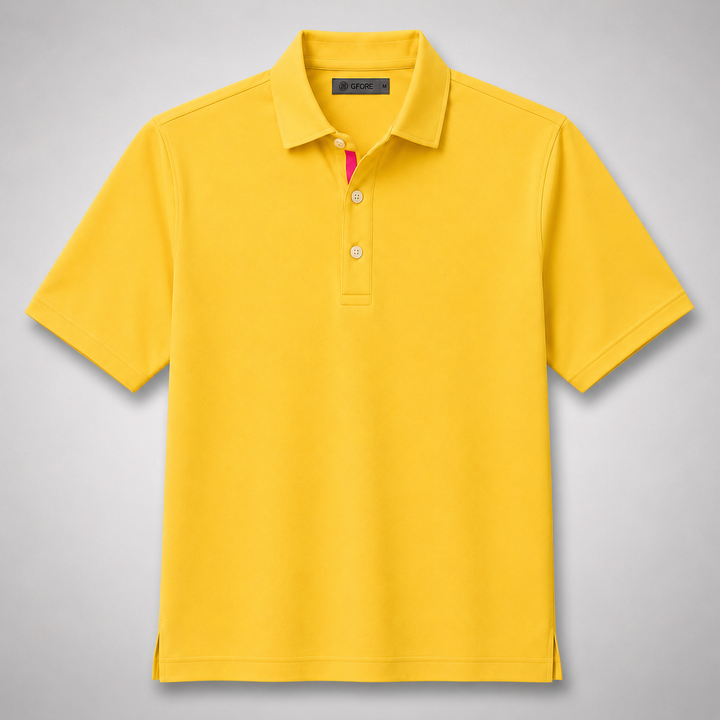 G/FORE MEN'S LTD EDITION ALL PLAY POLO - CANARY
