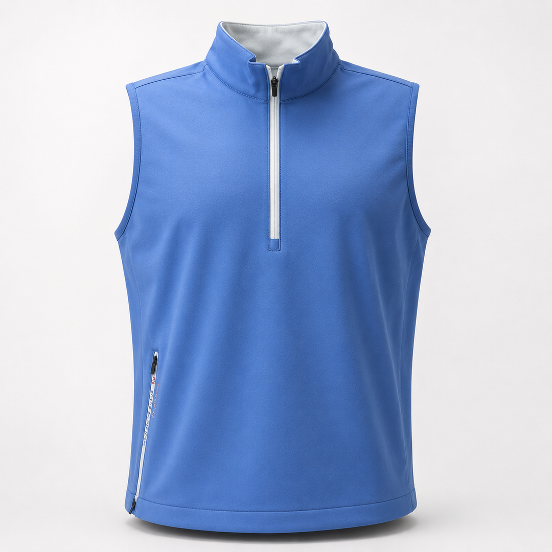 Donald Ross Mens Sport Fit Harrison Bad Elements Performance Vest - COASTAL