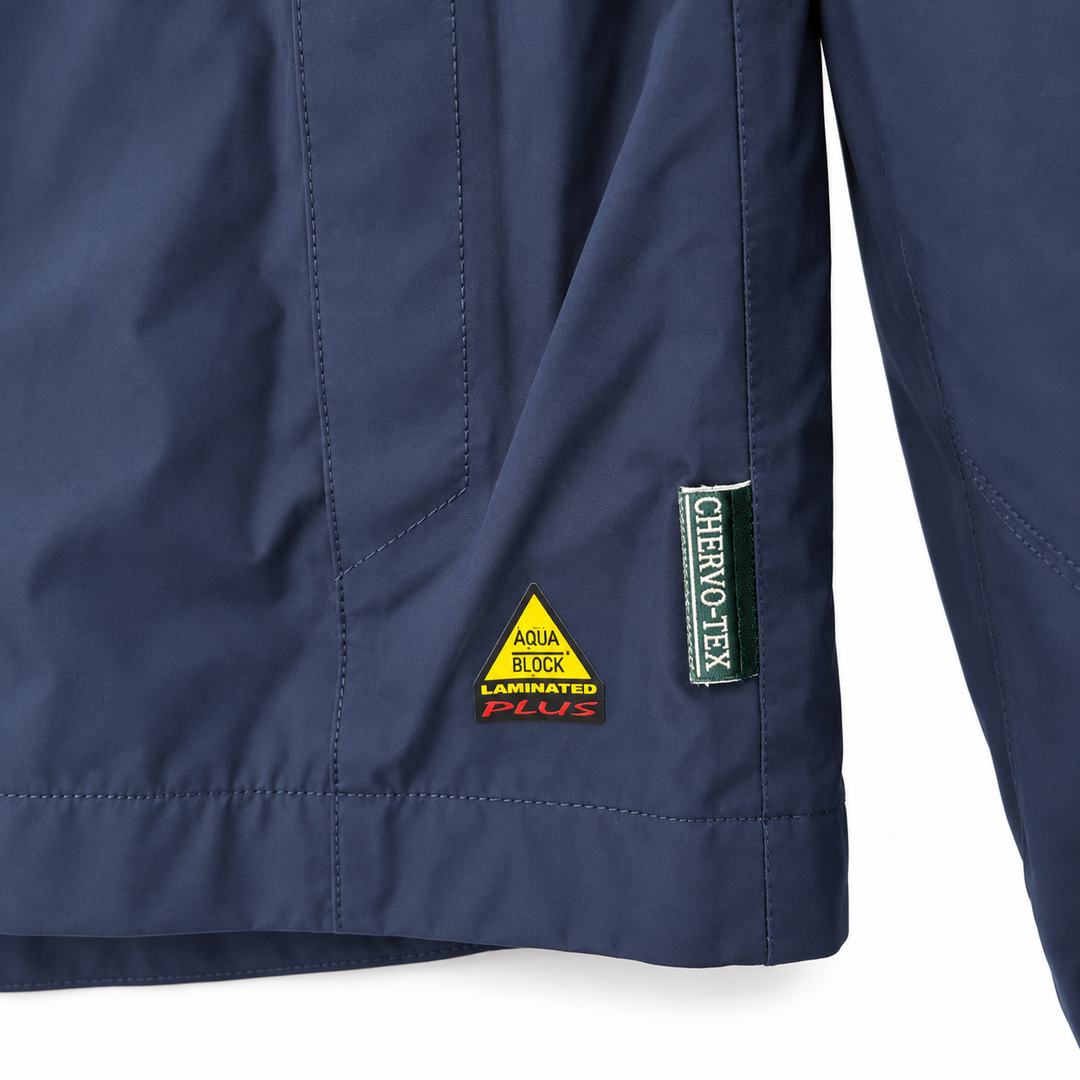 Chervò Men's MASTERPIECE Aqua-Block Waterproof Golf Jacket - NAVY