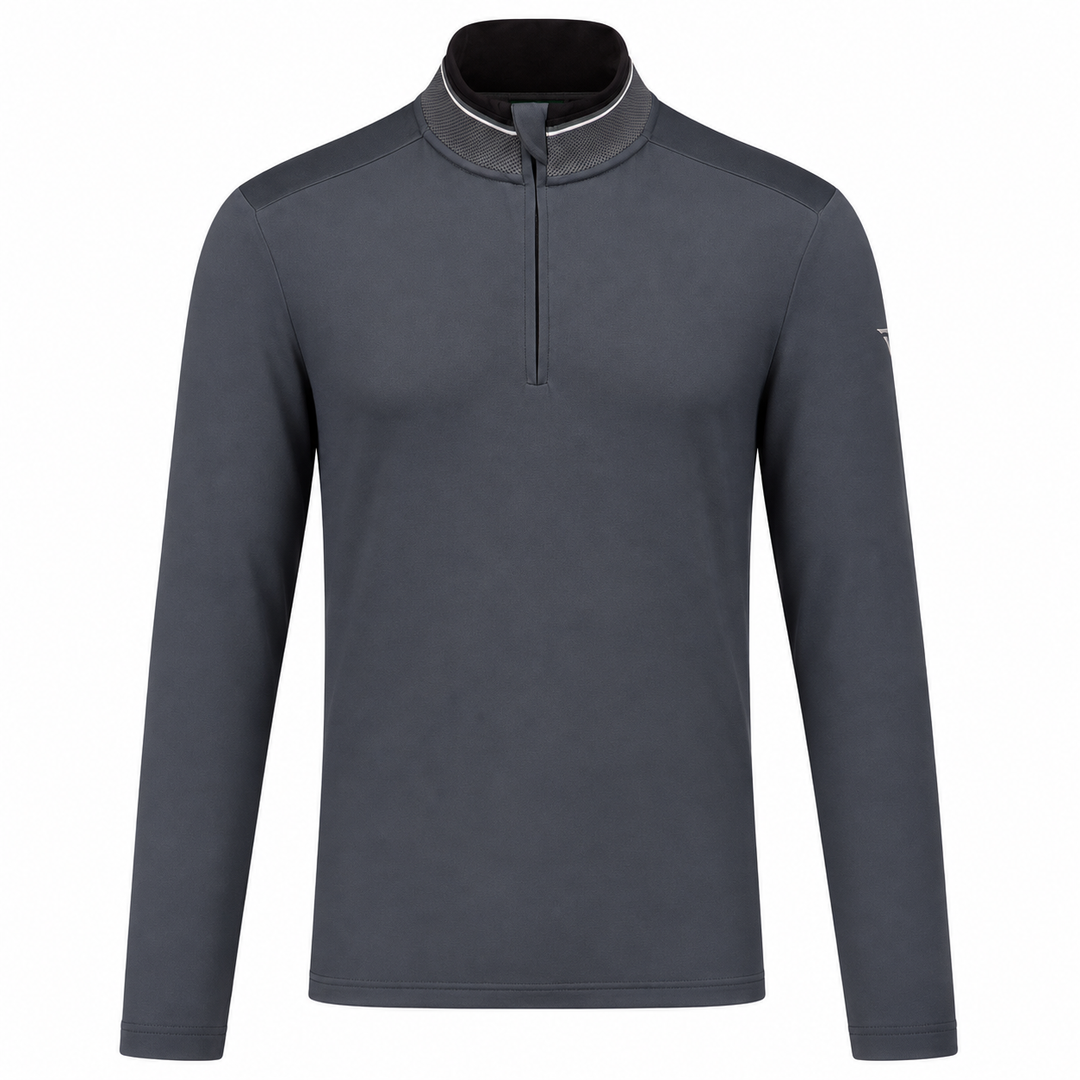 Chervo Men's TEACHER Pro-Therm®  1/4 Zip Mid Layer  - GREY