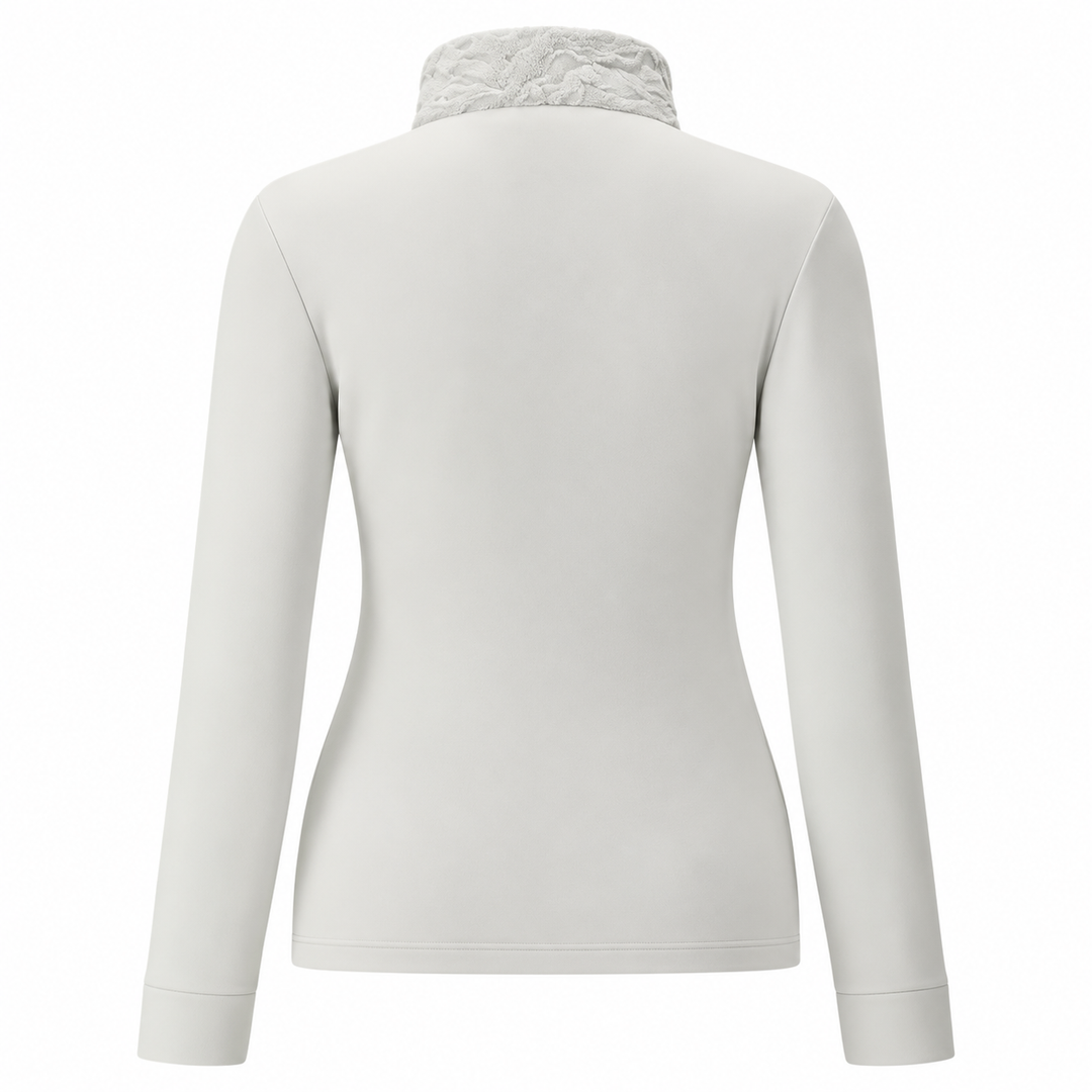 Chervò Women's  PIECE PRO-THERM® Faux Fur Golf Jacket - IVORY