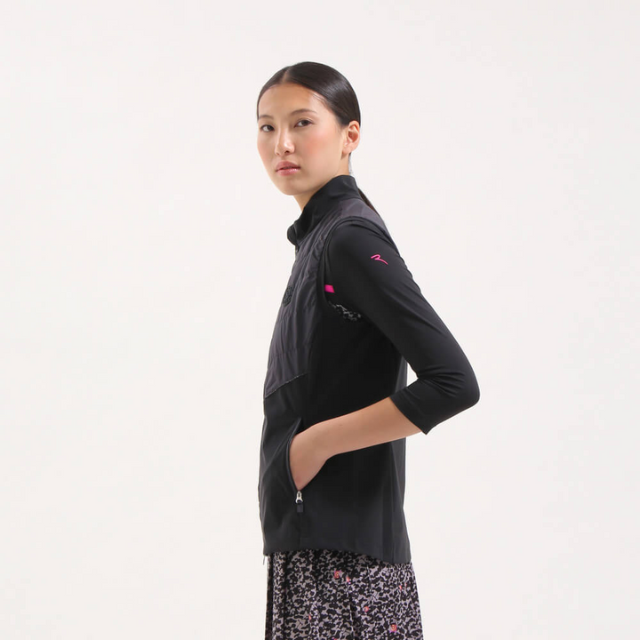 Chervo Women's EXCUSE Vest - MIDNIGHT BLACK