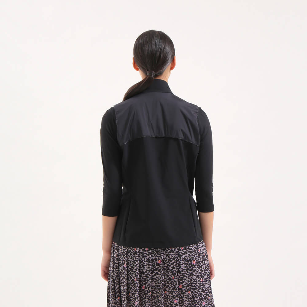 Chervo Women's EXCUSE Vest - MIDNIGHT BLACK