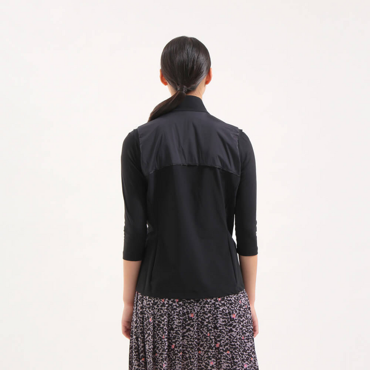 Chervo Women's EXCUSE Vest - MIDNIGHT BLACK