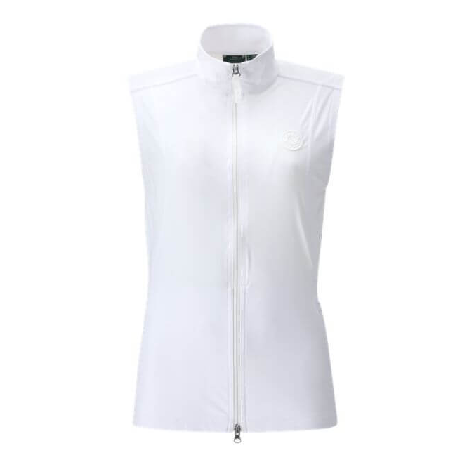 Chervo Women's ES Full-Zip Performance Windproof Vest - WHITE