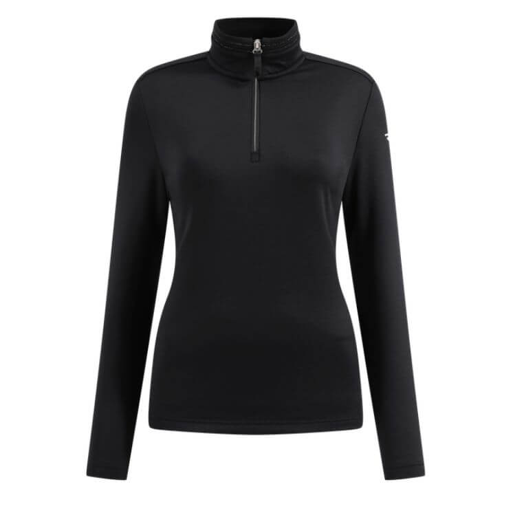 Chervo Women's TARTUFO Pro-Therm® Quarter-Zip Sweater - BLACK