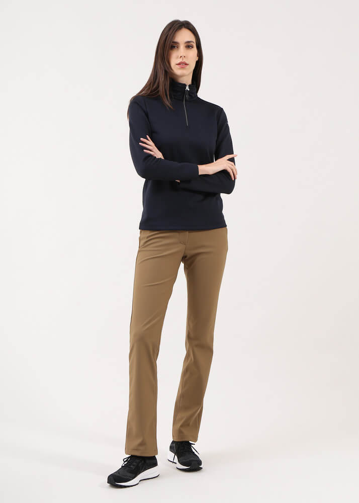 Chervo Women's TARTUFO Pro-Therm® Quarter-Zip Sweater - BLACK