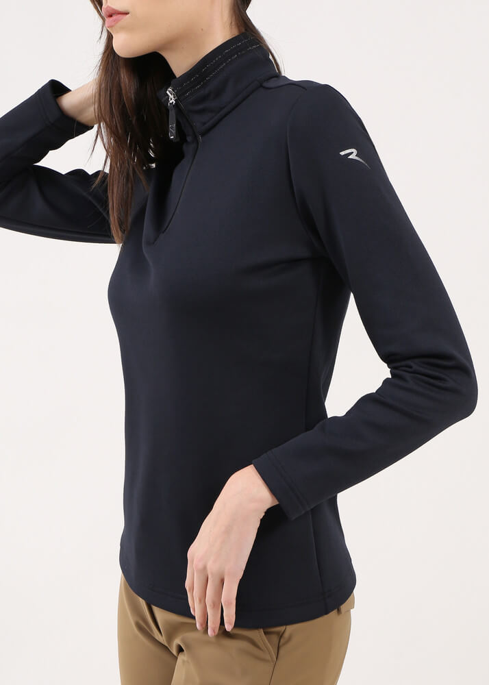 Chervo Women's TARTUFO Pro-Therm® Quarter-Zip Sweater - BLACK