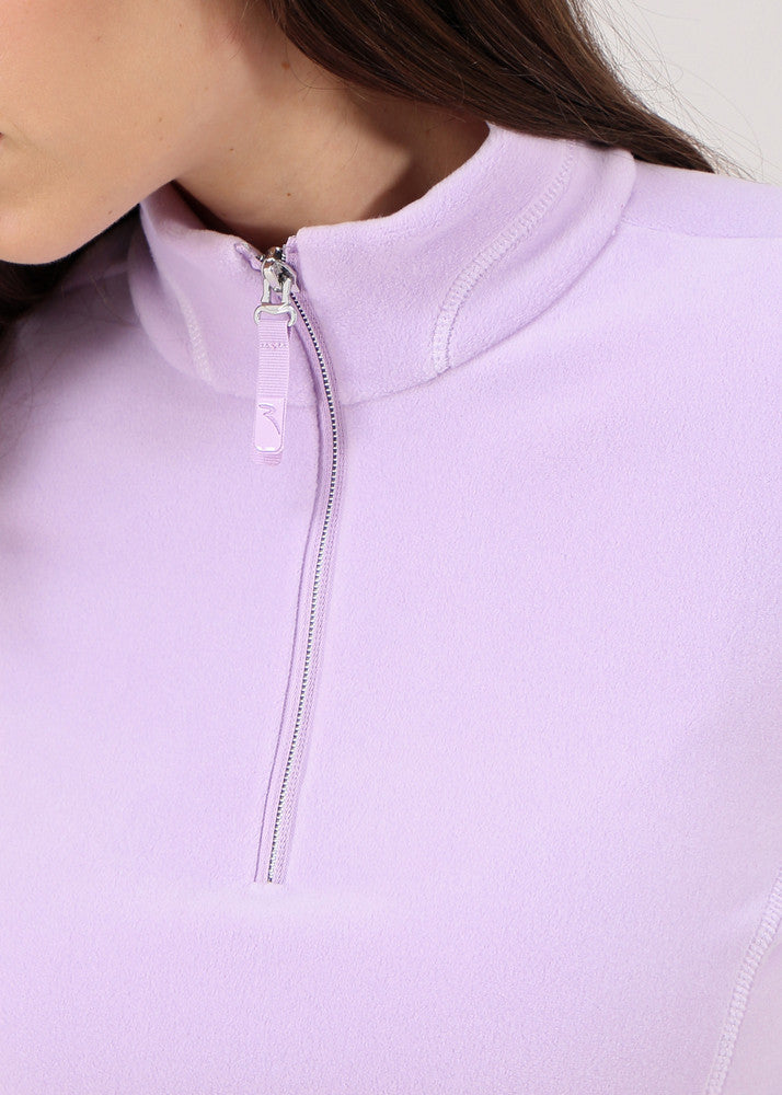 Chervo Women's TUFFO Pro-Therm® Quarter-Zip Microfleece Sweater - LILAC MIST